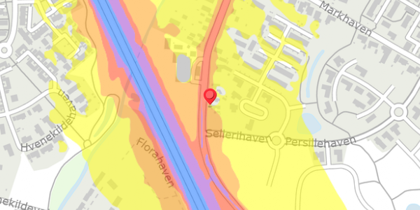 Trafikstøjkort på Lunden 27, . , 5320 Agedrup