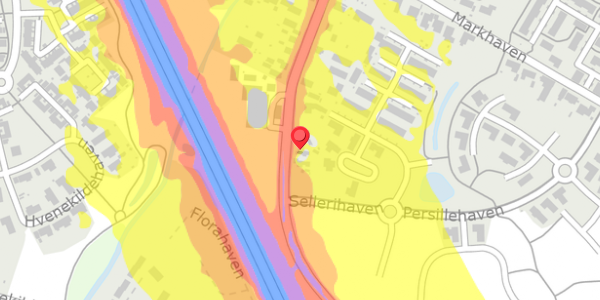 Trafikstøjkort på Lunden 29, . , 5320 Agedrup
