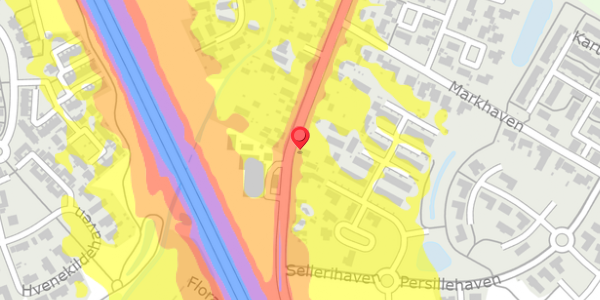 Trafikstøjkort på Lunden 35, . , 5320 Agedrup