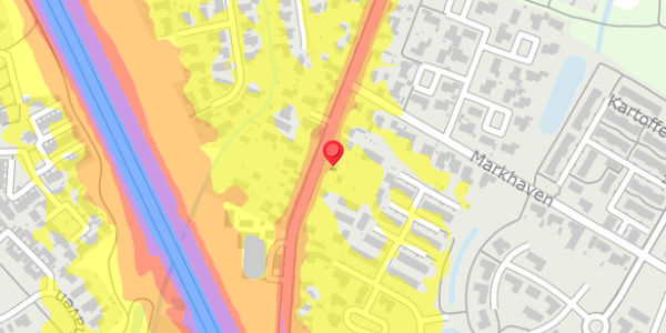 Trafikstøjkort på Lunden 39, 5320 Agedrup