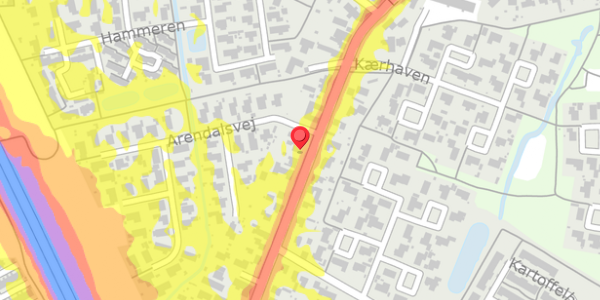 Trafikstøjkort på Lunden 52, 5320 Agedrup