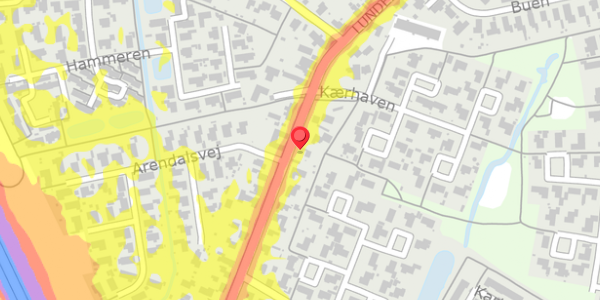 Trafikstøjkort på Lunden 59, . , 5320 Agedrup