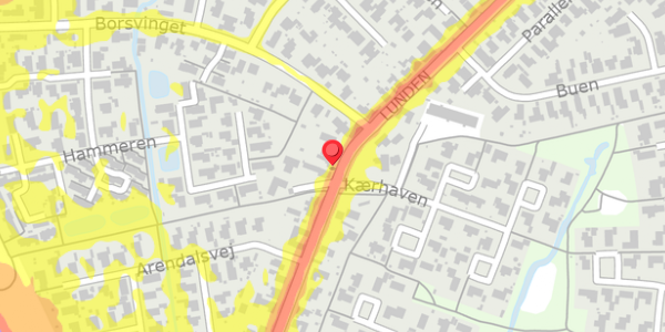 Trafikstøjkort på Lunden 60, . , 5320 Agedrup