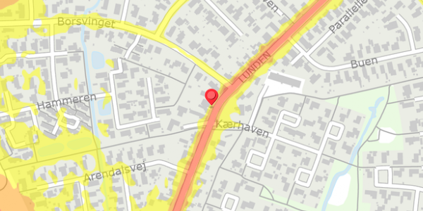 Trafikstøjkort på Lunden 62, . , 5320 Agedrup