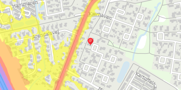 Trafikstøjkort på Markhaven 24, 5320 Agedrup