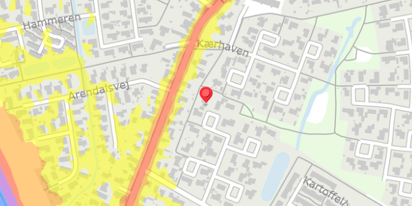 Trafikstøjkort på Markhaven 26, 5320 Agedrup