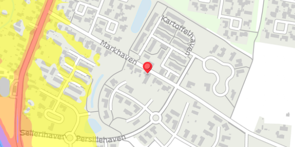 Trafikstøjkort på Markhaven 31A, 5320 Agedrup