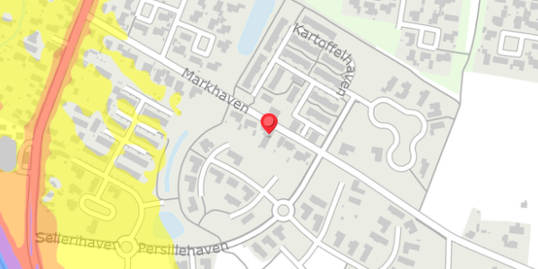 Trafikstøjkort på Markhaven 31B, 5320 Agedrup