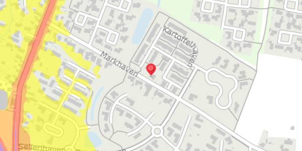 Trafikstøjkort på Markhaven 84, 5320 Agedrup
