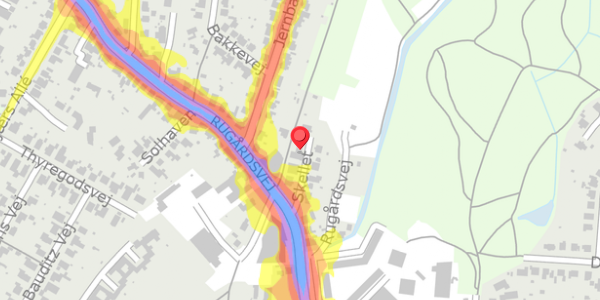 Trafikstøjkort på Skellet 2, . , 5000 Odense C
