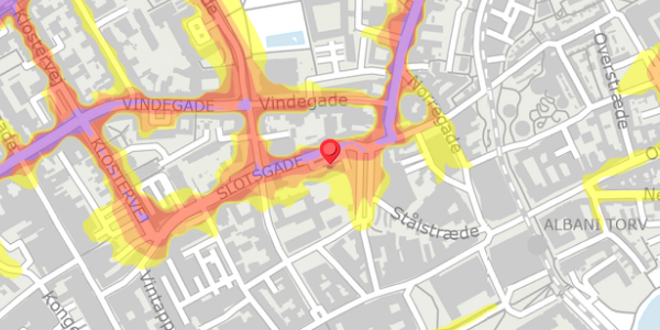Trafikstøjkort på Slotsgade 2, 5000 Odense C
