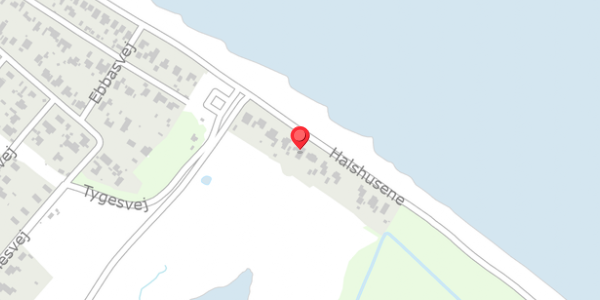 Trafikstøjkort på Halshusene 21, . , 5450 Otterup