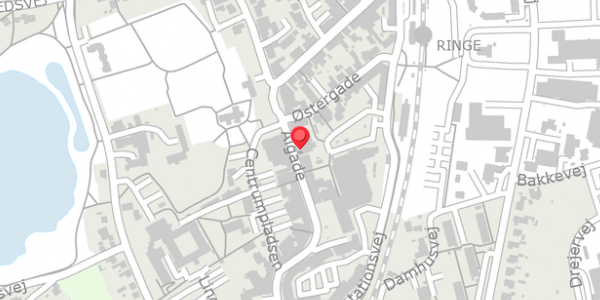 Trafikstøjkort på Algade 35, st. , 5750 Ringe