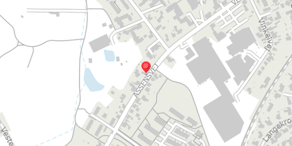 Trafikstøjkort på Assensvej 9, . , 5750 Ringe