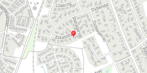 Trafikstøjkort på Esketoften 4, 5750 Ringe