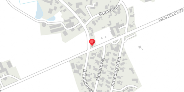 Trafikstøjkort på Gestelevvej 47, . , 5750 Ringe