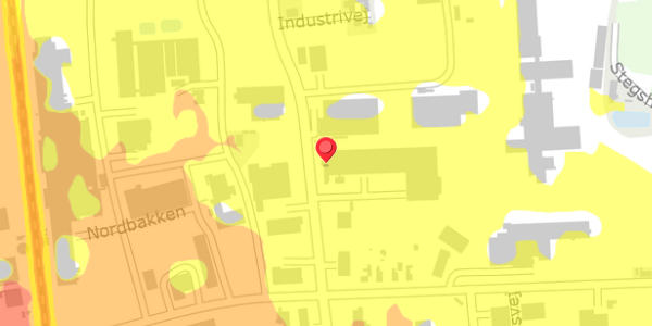 Trafikstøjkort på Industrivej 17, . , 5750 Ringe