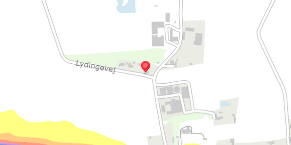 Trafikstøjkort på Lydingevej 9, . , 5750 Ringe