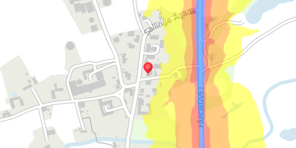 Trafikstøjkort på Sallinge Ågade 4, . , 5750 Ringe