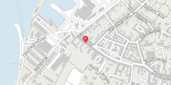 Trafikstøjkort på Brogade 21, . , 5900 Rudkøbing