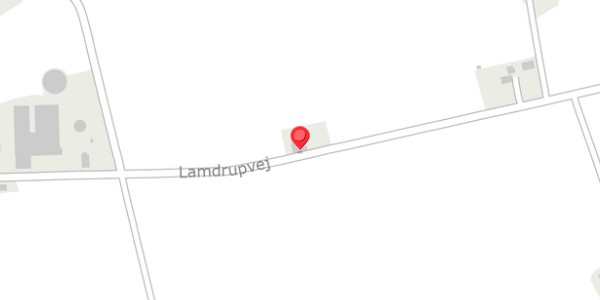 Trafikstøjkort på Lamdrupvej 21, 5854 Gislev