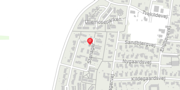 Trafikstøjkort på Stenager 28, . , 5856 Ryslinge