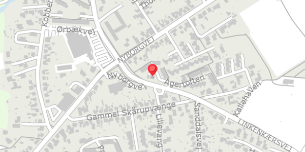 Trafikstøjkort på Agertoften 1, . , 5700 Svendborg