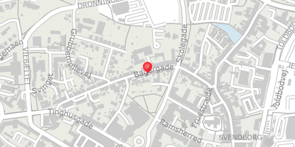 Trafikstøjkort på Bagergade 39, . , 5700 Svendborg