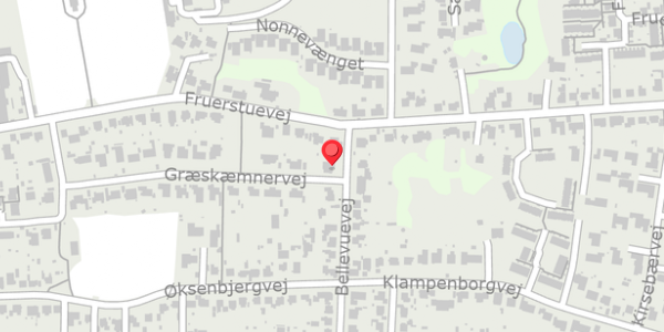 Trafikstøjkort på Bellevuevej 25, 5700 Svendborg