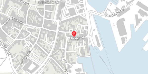 Trafikstøjkort på Brogade 12, . , 5700 Svendborg