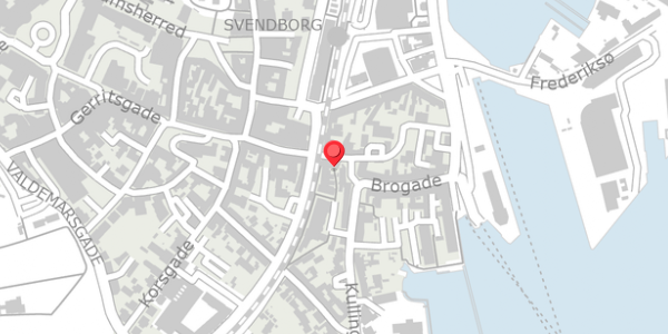 Trafikstøjkort på Brogade 19, . , 5700 Svendborg