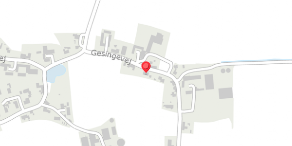 Trafikstøjkort på Gesingevej 8A, . , 5700 Svendborg
