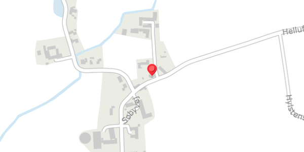 Trafikstøjkort på Hellufvej 3, 5700 Svendborg