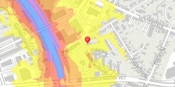 Trafikstøjkort på Pasopvej 17, . , 5700 Svendborg