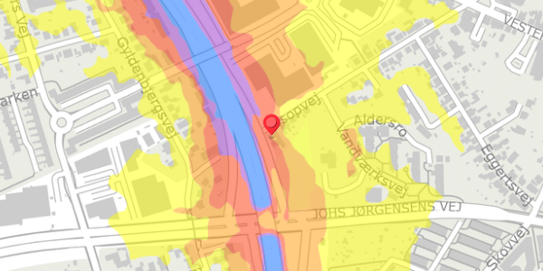 Trafikstøjkort på Pasopvej 29, . , 5700 Svendborg
