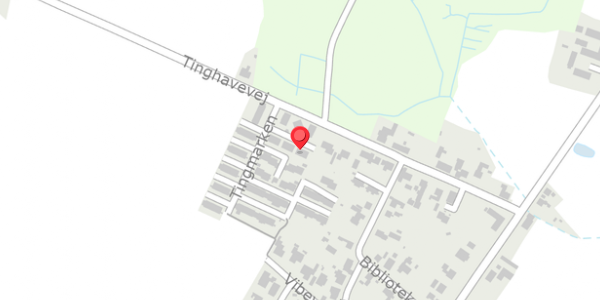 Trafikstøjkort på Tingmarken 13, 5700 Svendborg