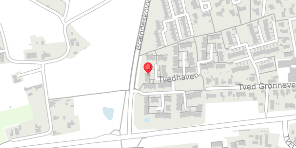Trafikstøjkort på Tvedhaven 21, 5700 Svendborg