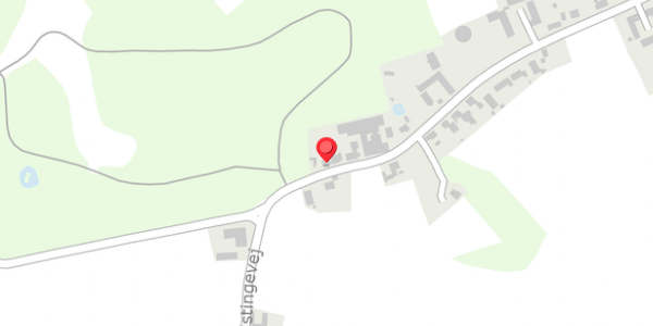 Trafikstøjkort på Ristingevej 44, 5932 Humble
