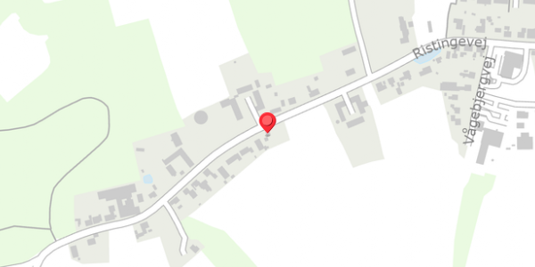Trafikstøjkort på Ristingevej 45, 5932 Humble