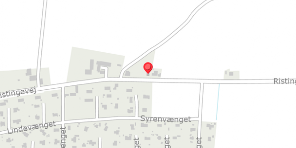 Trafikstøjkort på Ristingevej 82, 5932 Humble