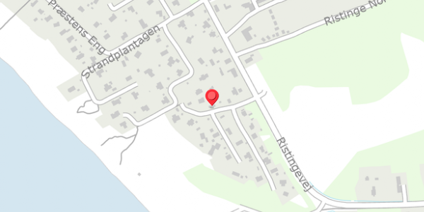 Trafikstøjkort på Ristinge-Vejle Ejerl 3A, 5932 Humble