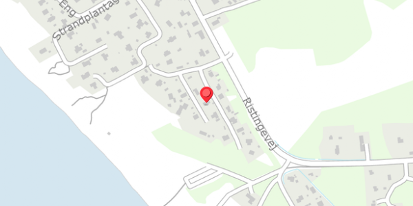 Trafikstøjkort på Ristinge-Vejle Ejerl 11A, 5932 Humble