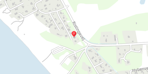 Trafikstøjkort på Ristinge-Vejle Ejerl 18, 5932 Humble