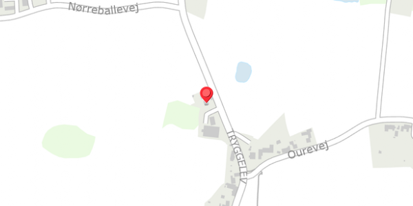 Trafikstøjkort på Tryggelev 4, 5932 Humble