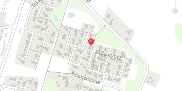 Trafikstøjkort på Adamsminde 13, 5462 Morud