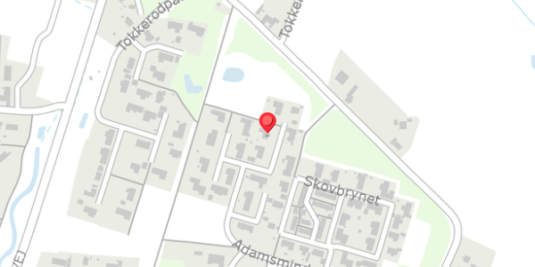 Trafikstøjkort på Adamsminde 21, 5462 Morud