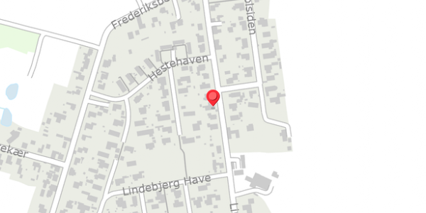 Trafikstøjkort på Lindebjerg 21, 5474 Veflinge