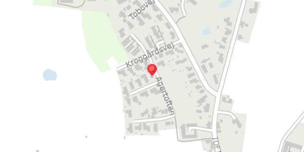 Trafikstøjkort på Agertoften 2, 5690 Tommerup
