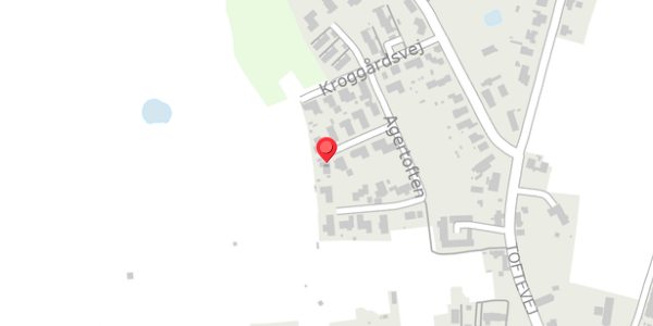 Trafikstøjkort på Agertoften 12, 5690 Tommerup