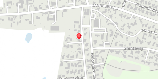 Trafikstøjkort på Birkevej 8, 5690 Tommerup